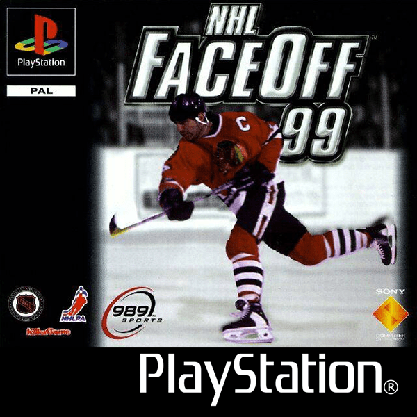 NHL FaceOff 99 box art for Playstation